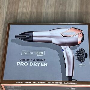 InfinitiPro Conair Silver Hair Dryer